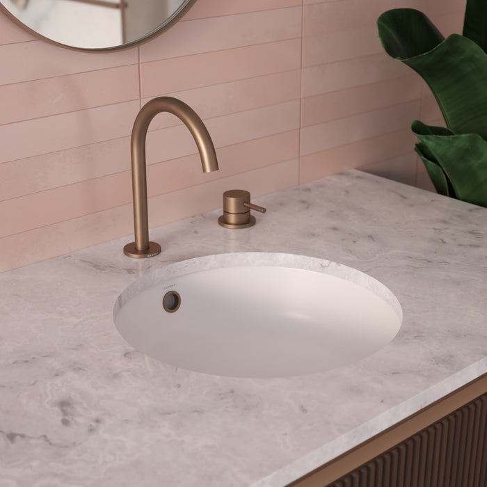 Liano II Hob Swivel Outlet 160mm in Brushed Brass | Caroma #Colour_Brushed Brass