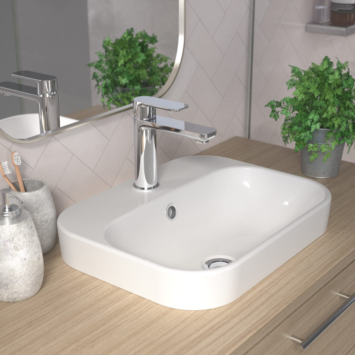 Urbane II Basin Mixer in Chrome | Caroma