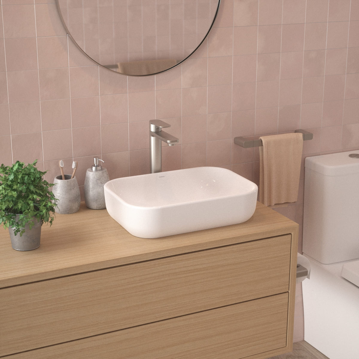 Urbane II Basin Mixer in Brushed Nickel | Caroma