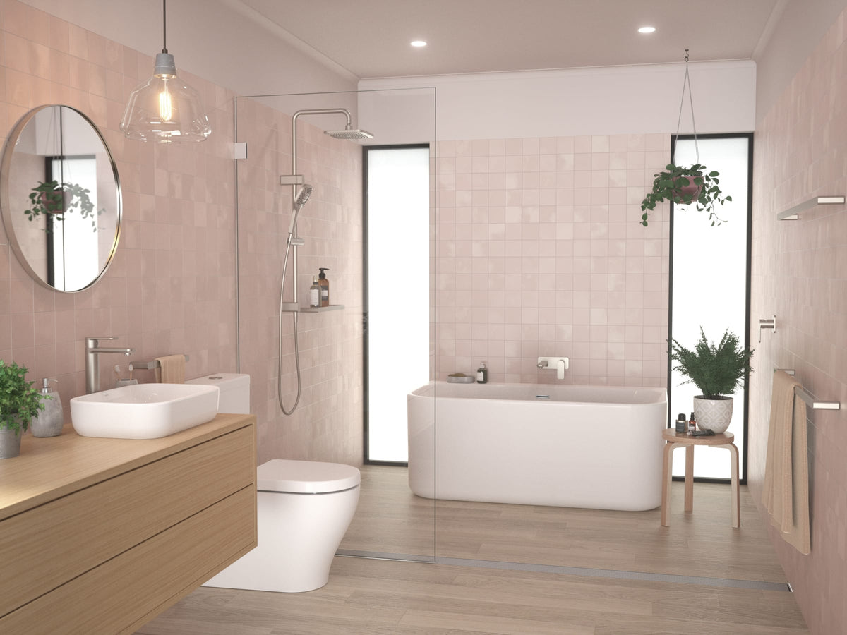 Urbane II Cleanflush Wall Faced Close Coupled Toilet Suite - Bottom Inlet in White | Caroma