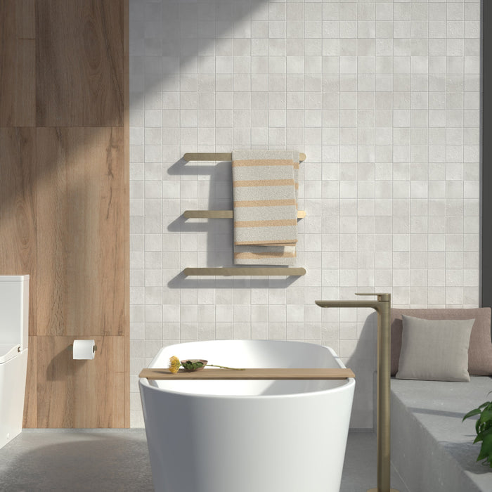 Urbane II Freestanding Bath Filler in Brushed Brass | Caroma #Colour_Brushed Brass