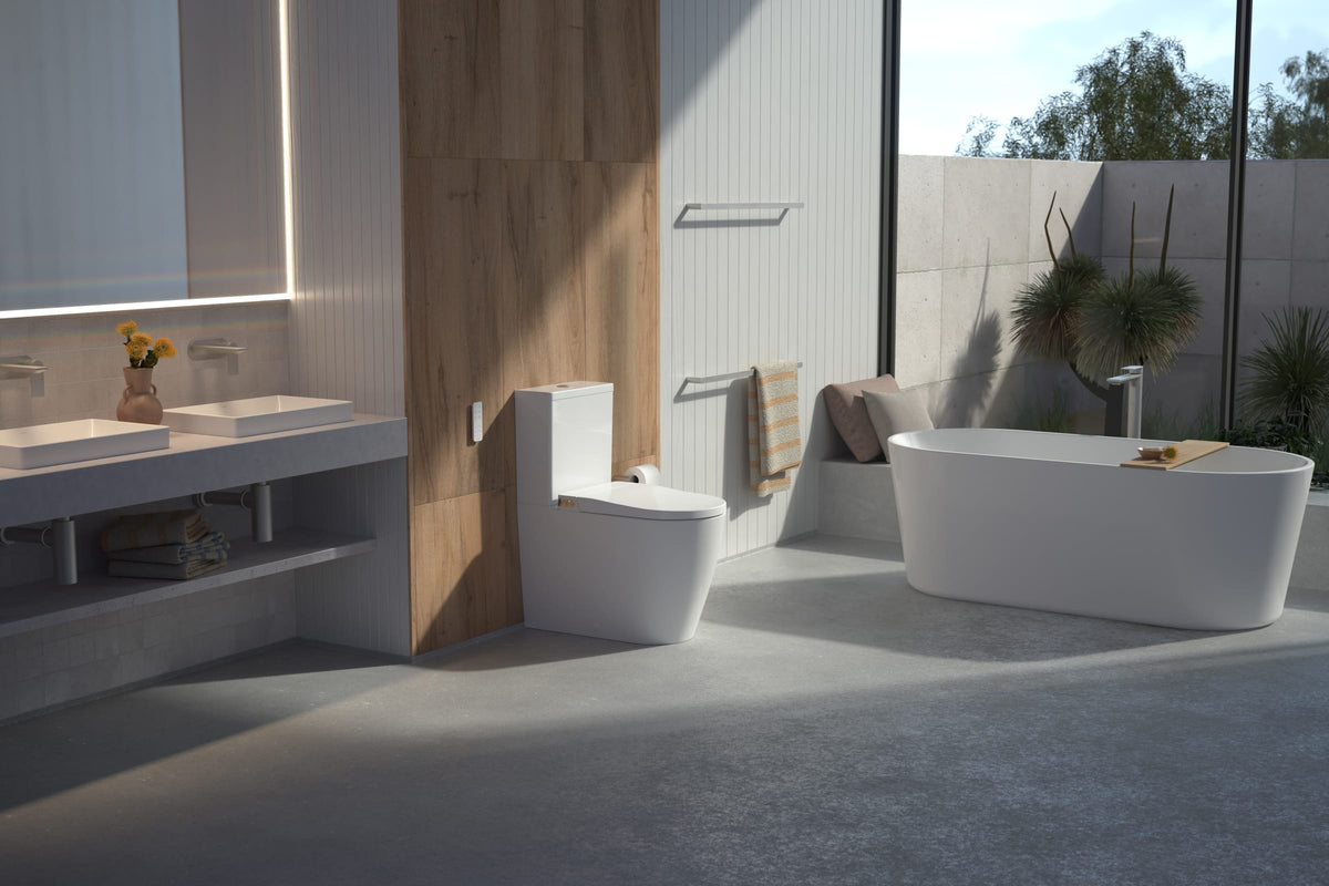 Urbane II Electronic Bidet Seat in White | Caroma