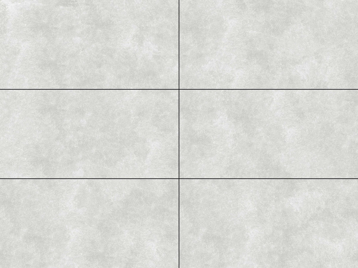 Builders Range Cement White Floor and Wall Tile