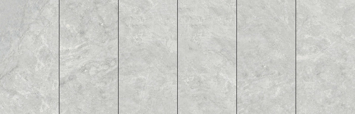 Builders Range Silver Travertine Look Porcelain Tile