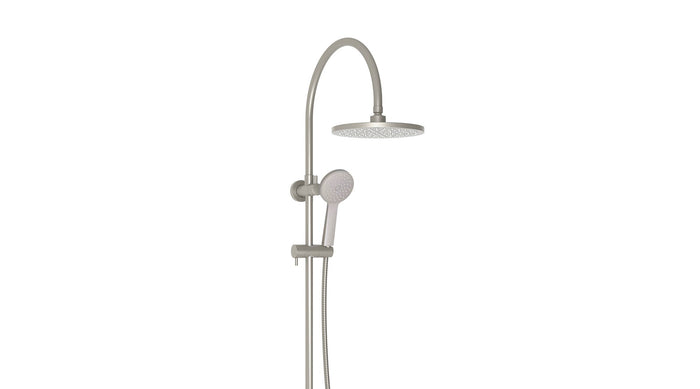 Soul Classic Gooseneck Shower Set in Brushed Nickel | ADP #Colour_Brushed Nickel