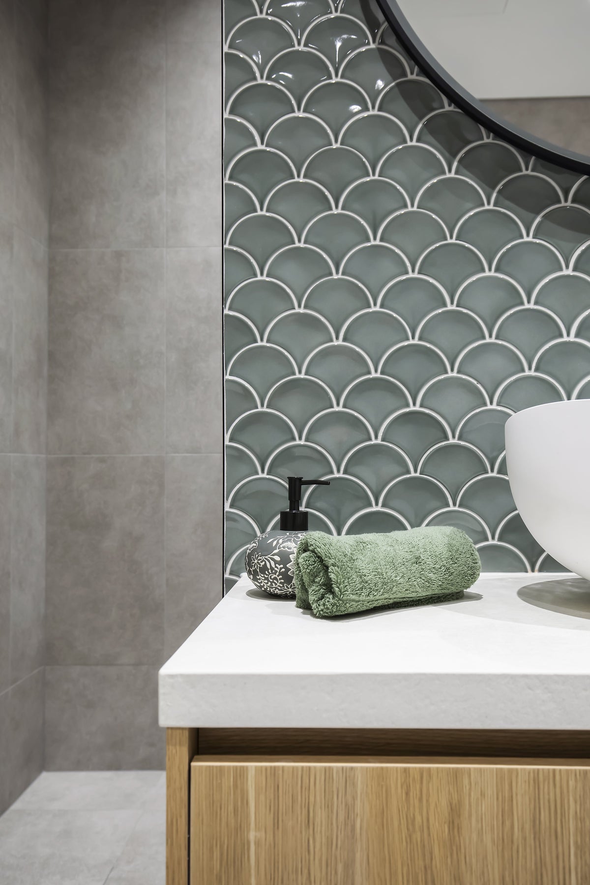Fish Scale Tiles by Design Tiles, Sydney