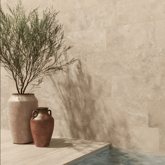 Iconica Contro Italian Crosscut Porcelain Floor and Wall
