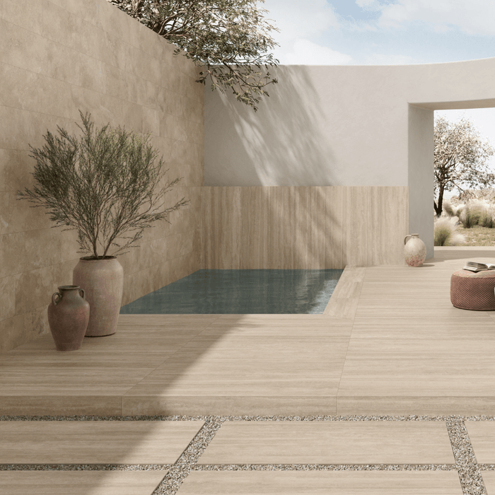 Iconica Contro Italian Crosscut Porcelain Floor and Wall