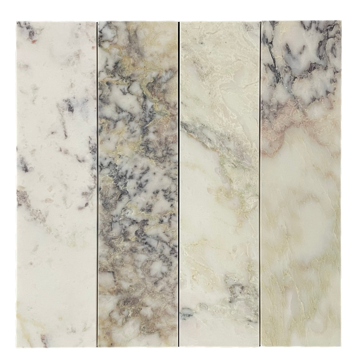 Viola Subway Marble Tile | Tumbled & Honed Natural Stone