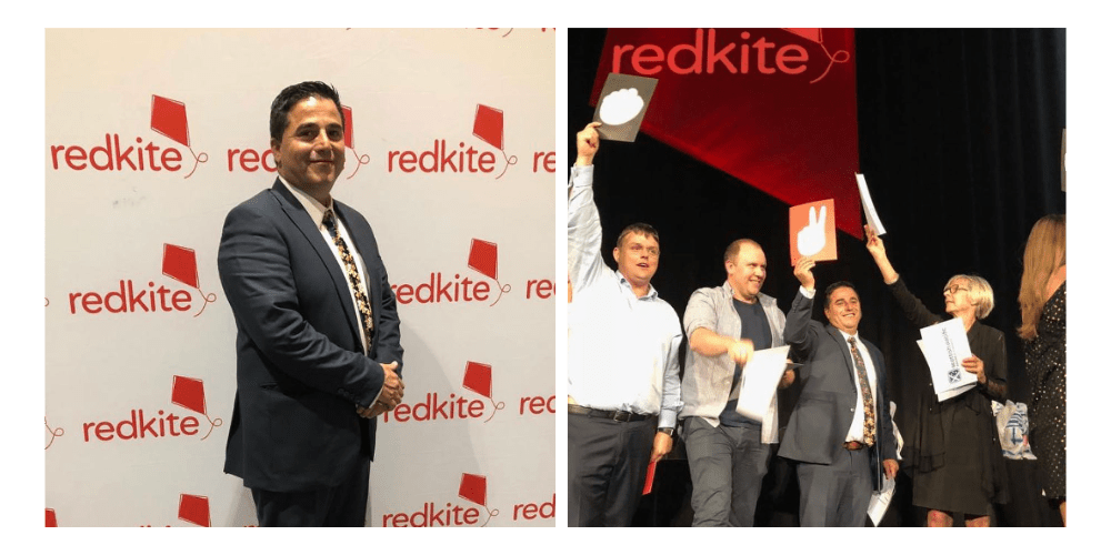 Ibrahim, Director of Design Tiles Commercial, at the Redkite charity event in Darling Harbour