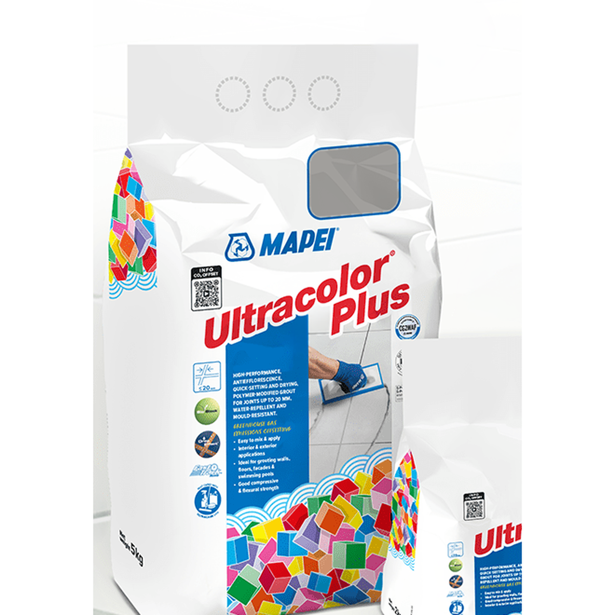 112 Medium Grey - Mapei Ultracolor Plus Grout 5kg