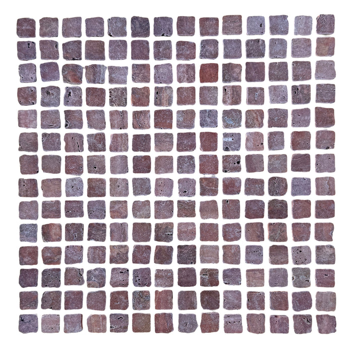 Travertine Split Edge Mosaic | Tumbled & Honed Natural Stone