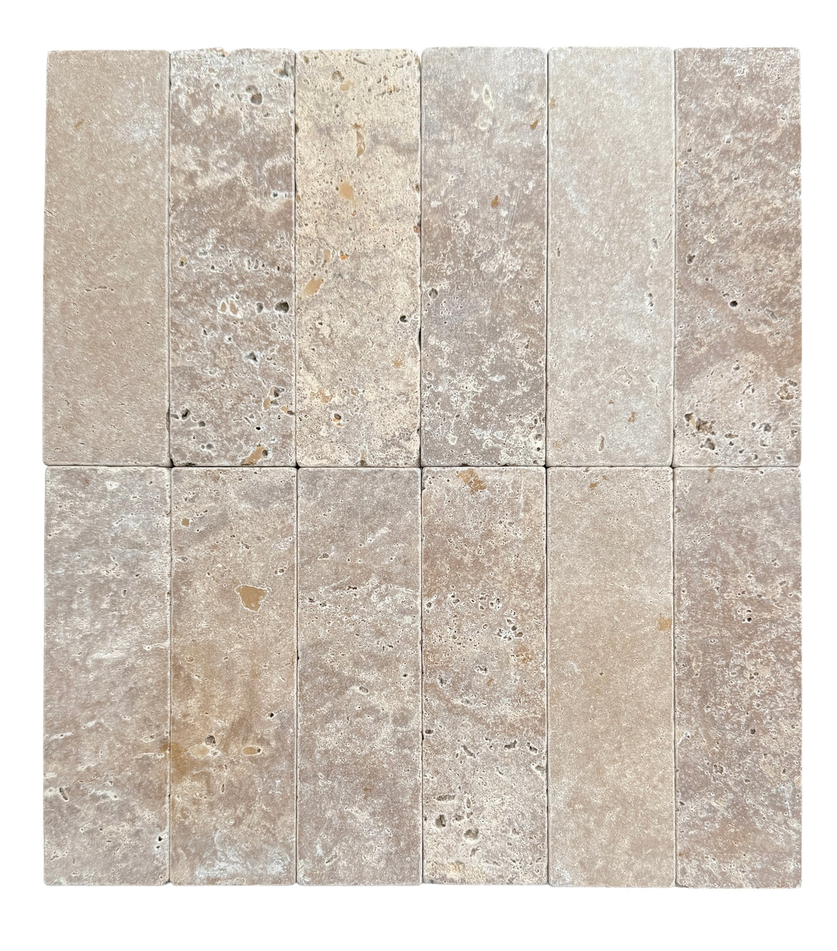 Travertine Subway Tile | Tumbled & Honed Natural Stone