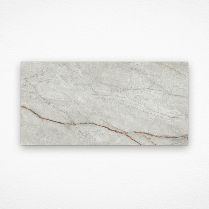 Grey Roots Marble Look Italian Porcelain Floor & Wall Tile