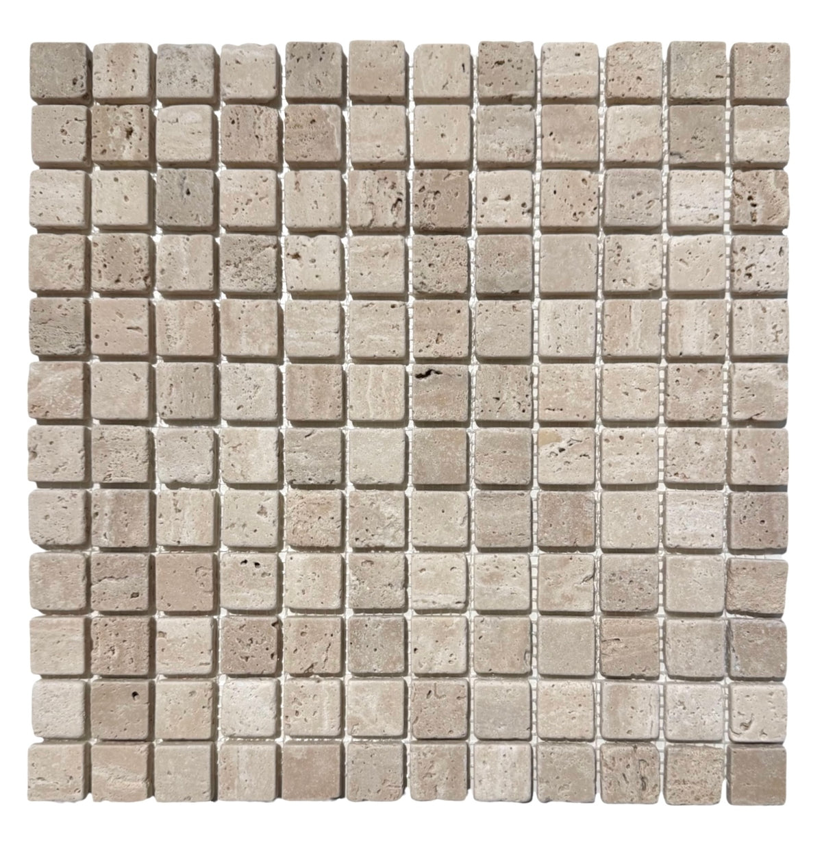 Travertine Square Tile & Mosaic | Tumbled Natural Stone