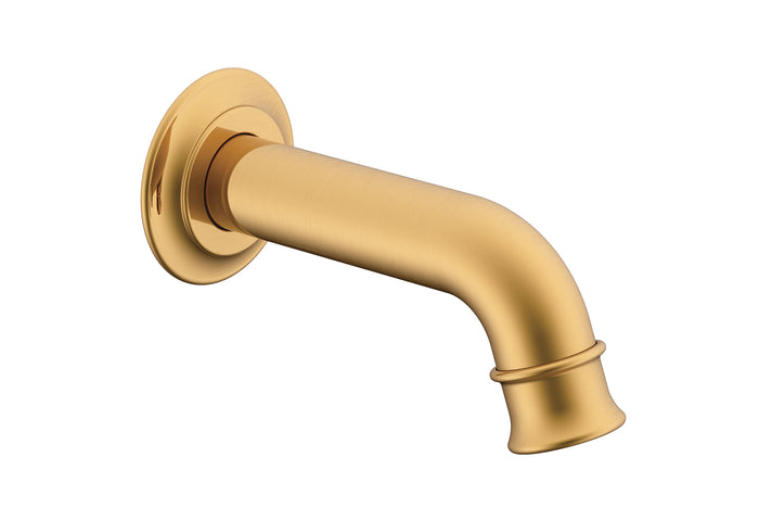 Eternal Mini Wall Spout in Brushed Brass | ADP #Colour_Brushed Brass