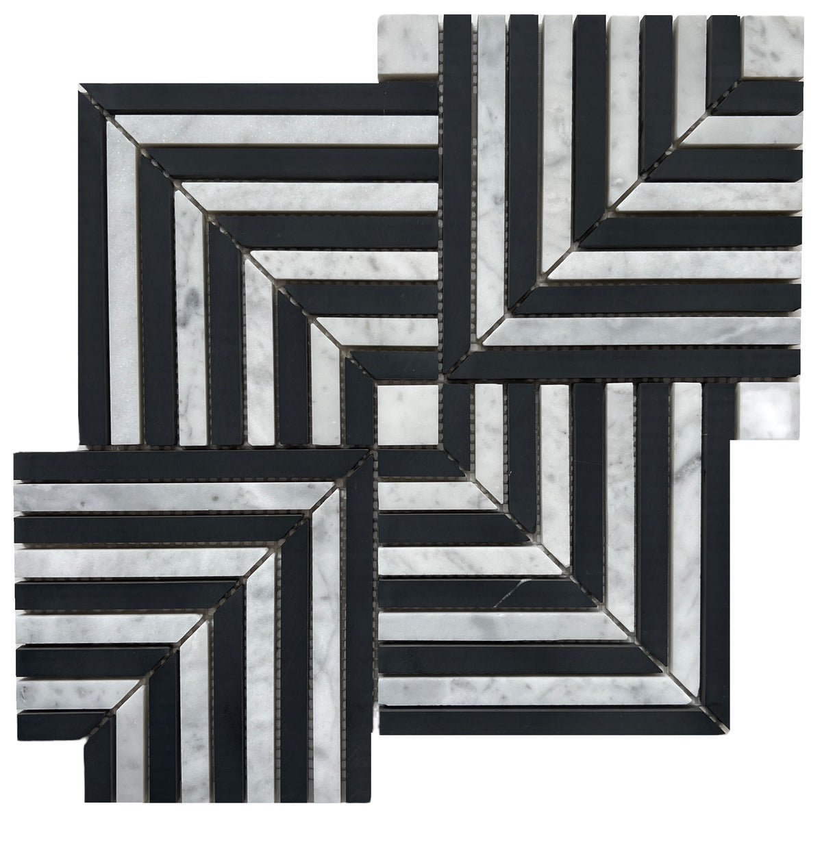 Carrara Modern Marble Mosaic | Honed Natural Stone