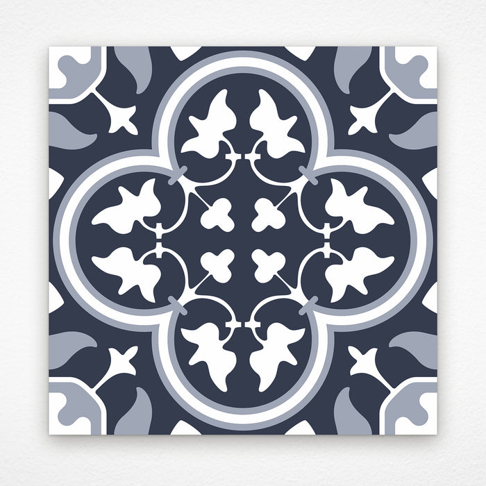 Salisbury Patterned Encaustic Look Porcelain Tile 200x200