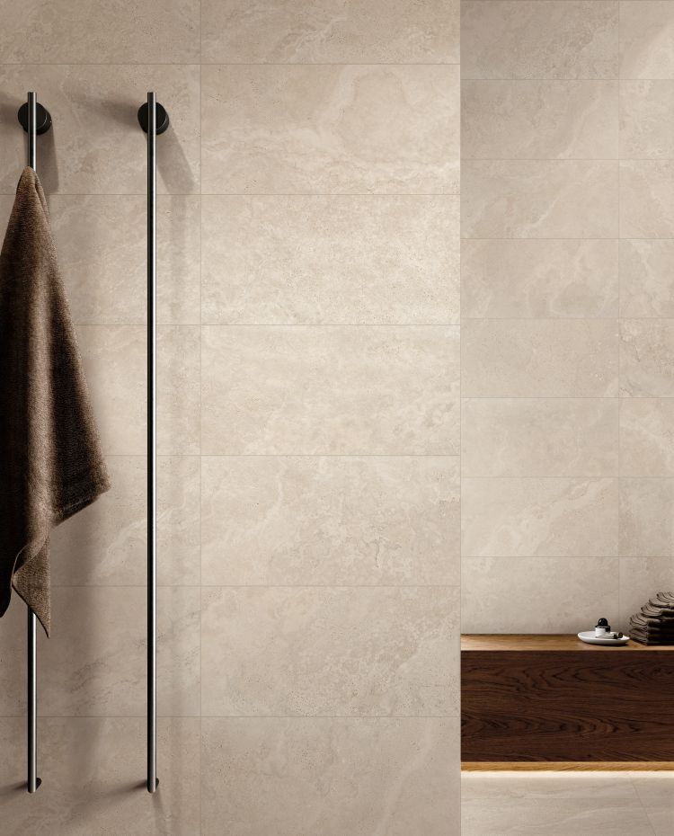 Crown Travertine Porcelain Tile | Travertine Look Floor & Wall Tile