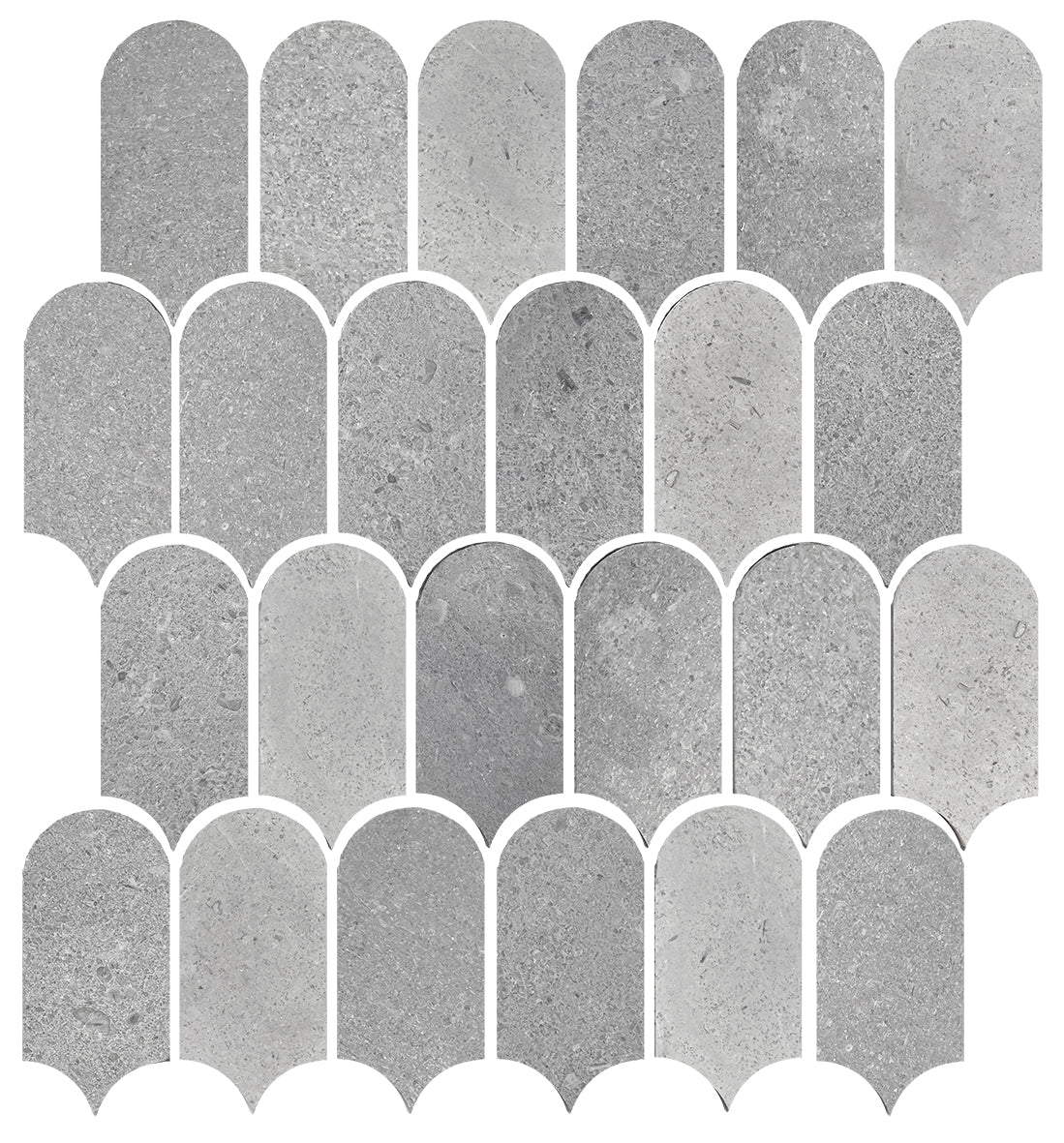 Artemis Feather Honed Marble Mosaic 50x103