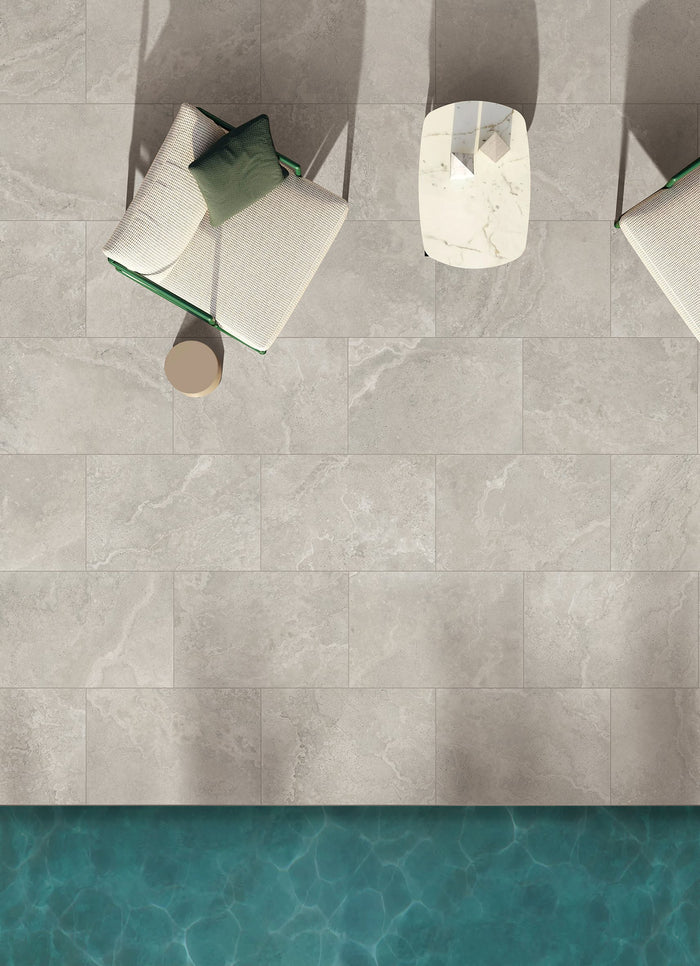 Crown Travertine Look Porcelain Pool Coping 400x600x20