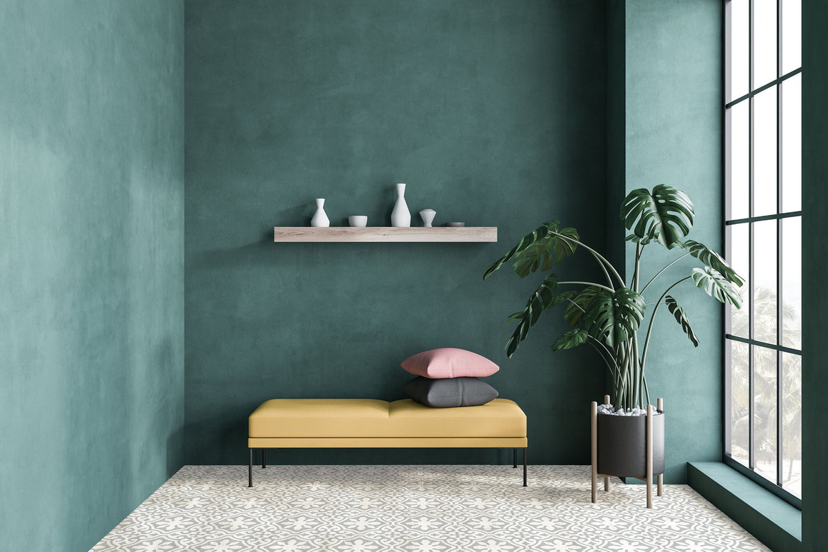 Kenthurst Encaustic Look Patterned Floor & Wall Tile Australian Made 300x300mm