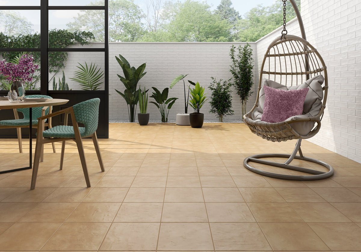 Sagunto Terracotta Look Porcelain Tile 333x333mm