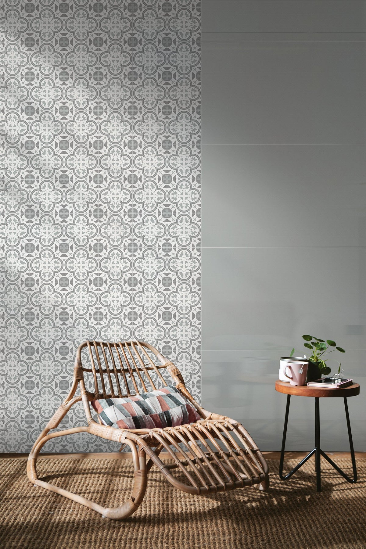 Salisbury Patterned Encaustic Look Porcelain Tile 200x200