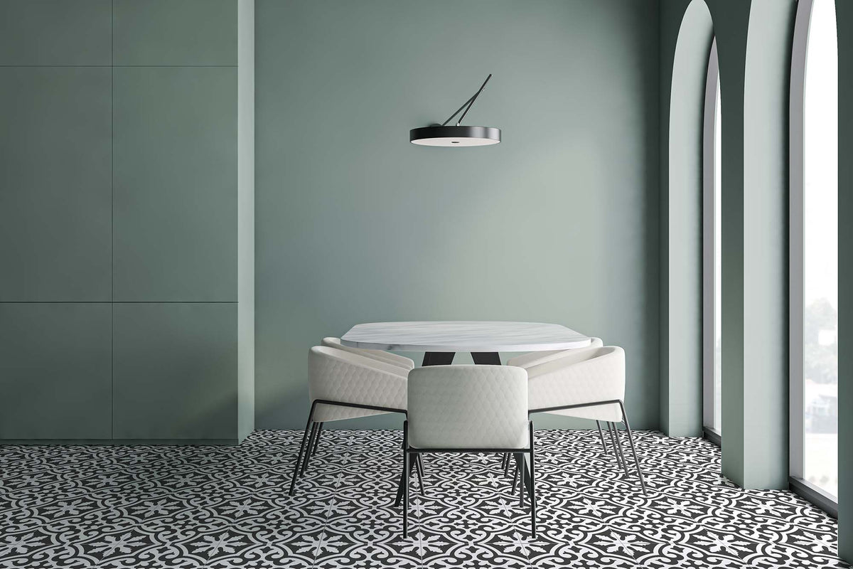Kenthurst Encaustic Look Patterned Floor & Wall Tile Australian Made 300x300mm