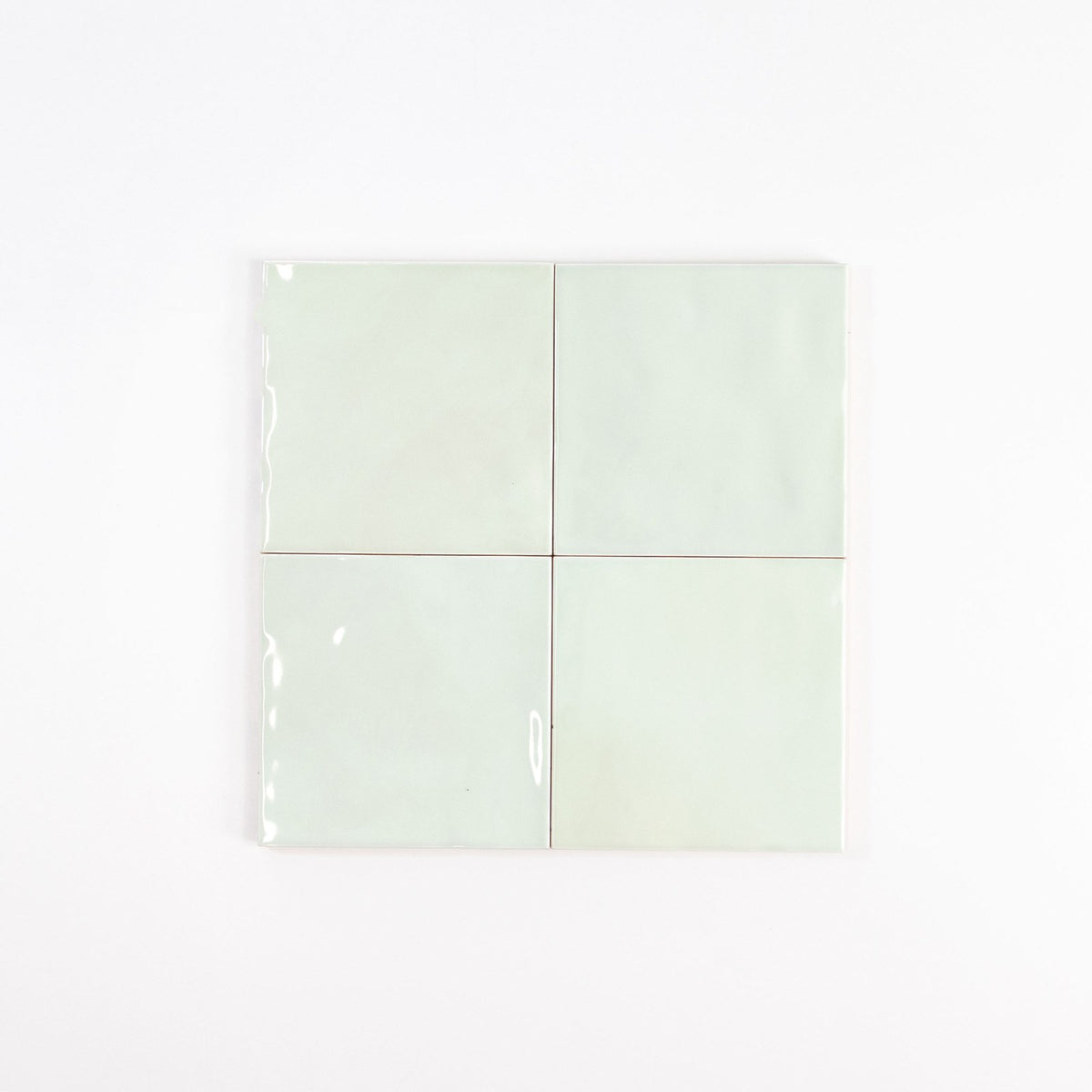 Gouache Mer ceramic wall tile, 155 x 155, four tiles
