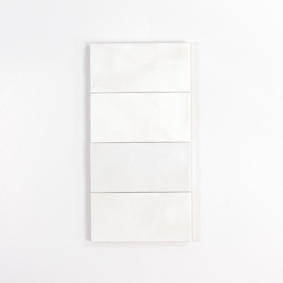 Gouache Nuage ceramic wall tile, 75 x 155 stacked