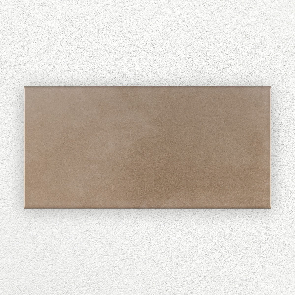 Gouache Sesame gloss ceramic wall tile 75 x 155 mm