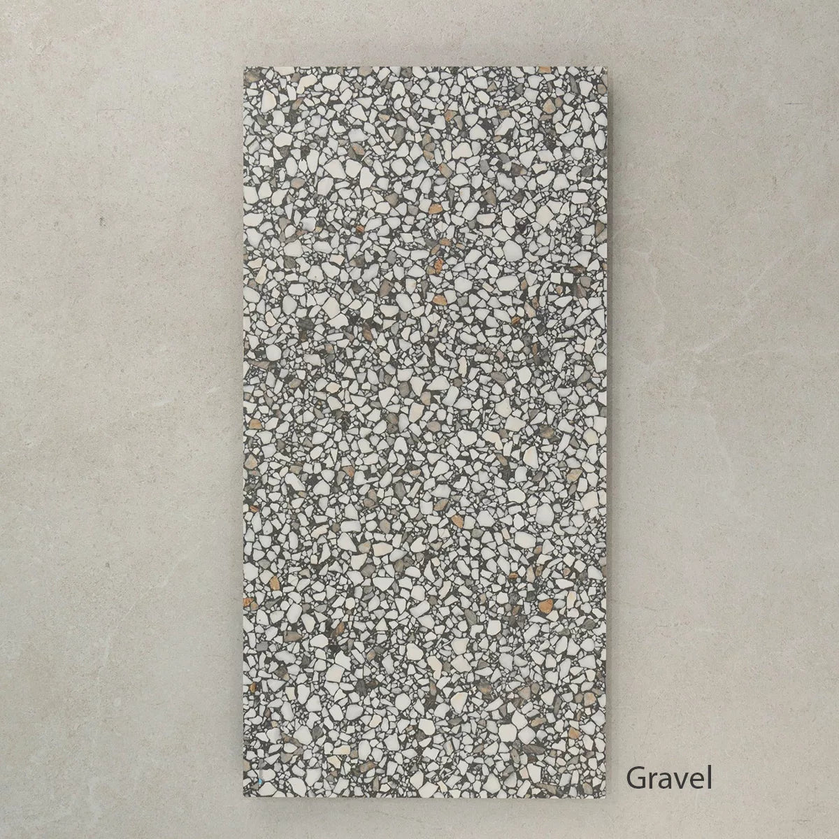 Bondi Terrazzo Look Floor & Wall Tiles in Gravel, Matt finish