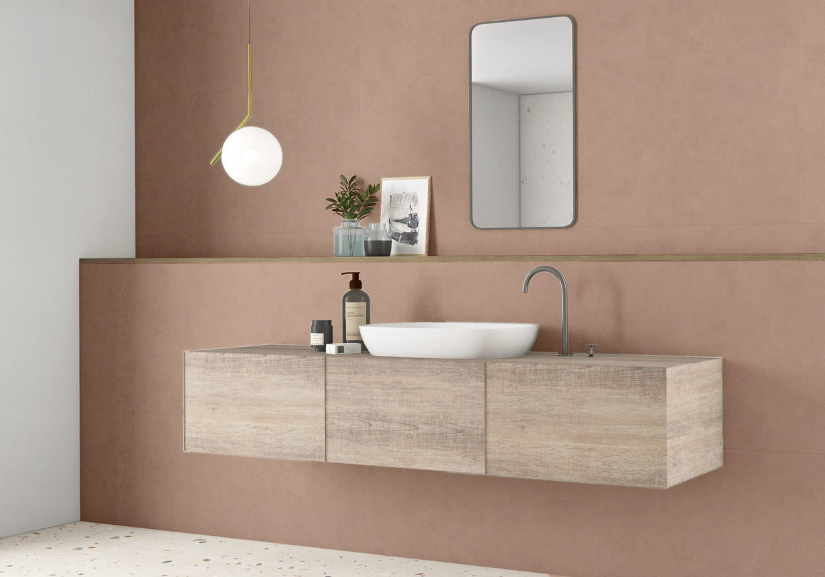 Gravita Lab Terra porcelain tile room setting