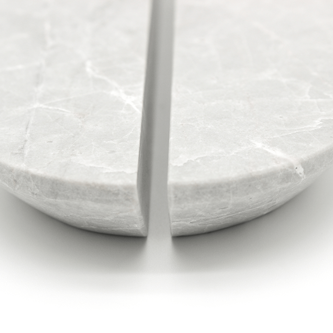 Stone Cabinet Pull in Hermes Grey Marble | Zephra