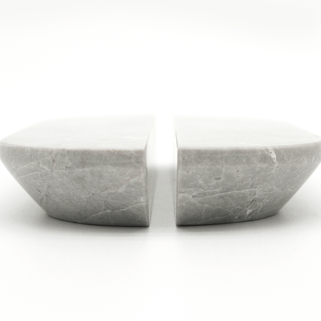 Stone Cabinet Pull in Hermes Grey Marble | Zephra