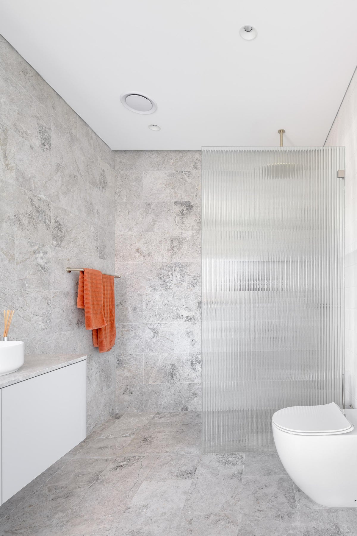 Round Double Towel Rail 600mm in Brushed Nickel | Meir