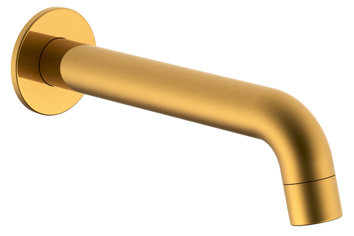 Soul Mini Wall Spout in Brushed Brass | ADP #Colour_Brushed Brass