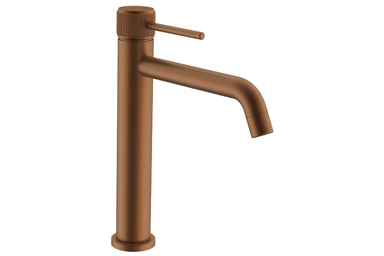 Brushed Copper - Soul Groove Extended Basin Mixer