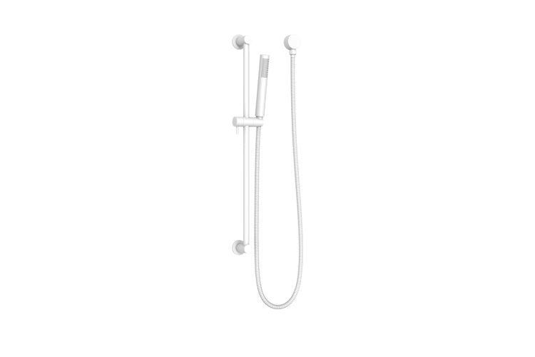Matte White - Soul Slimline Gooseneck Shower Set