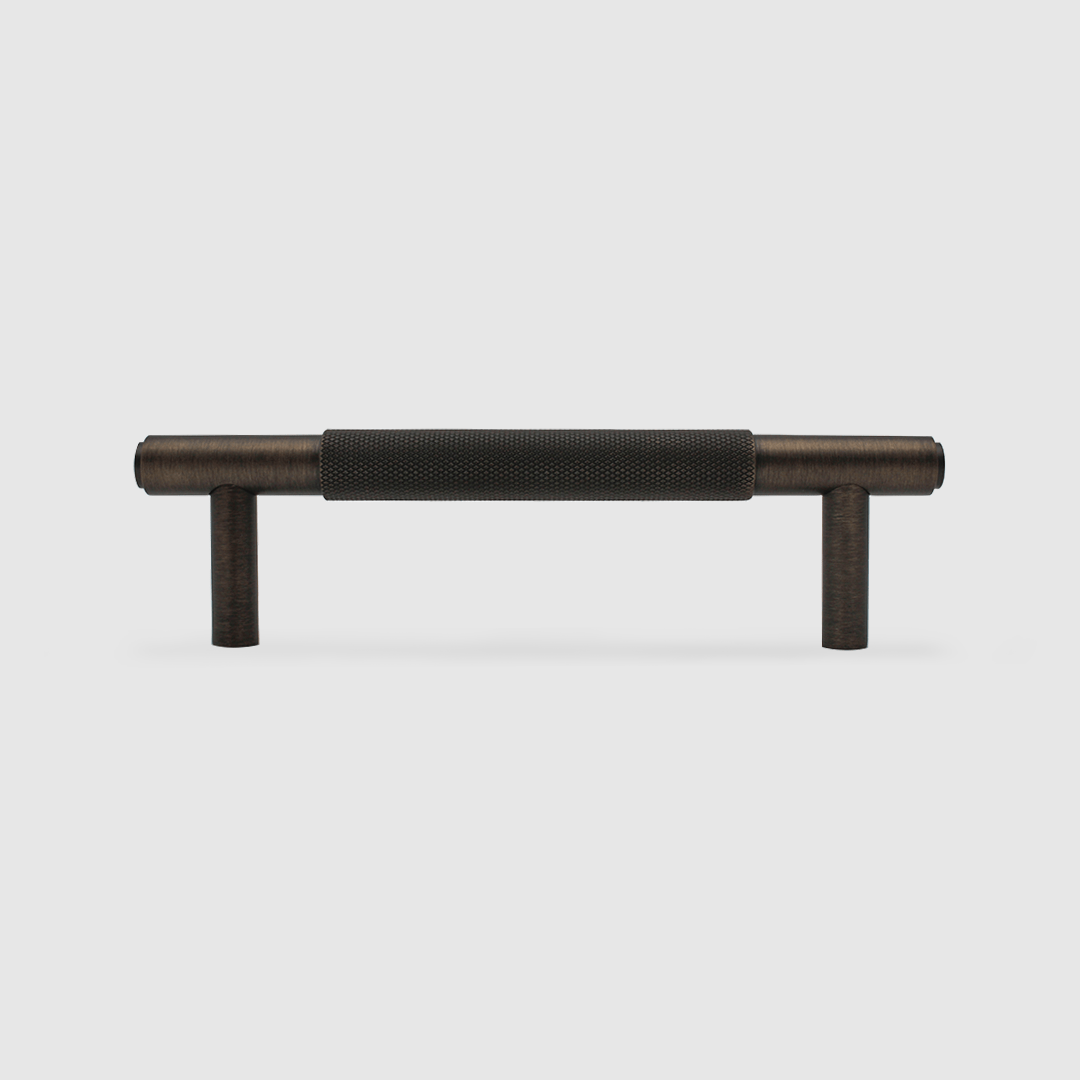 Aged Bronze - Knurled Cabinet Handle