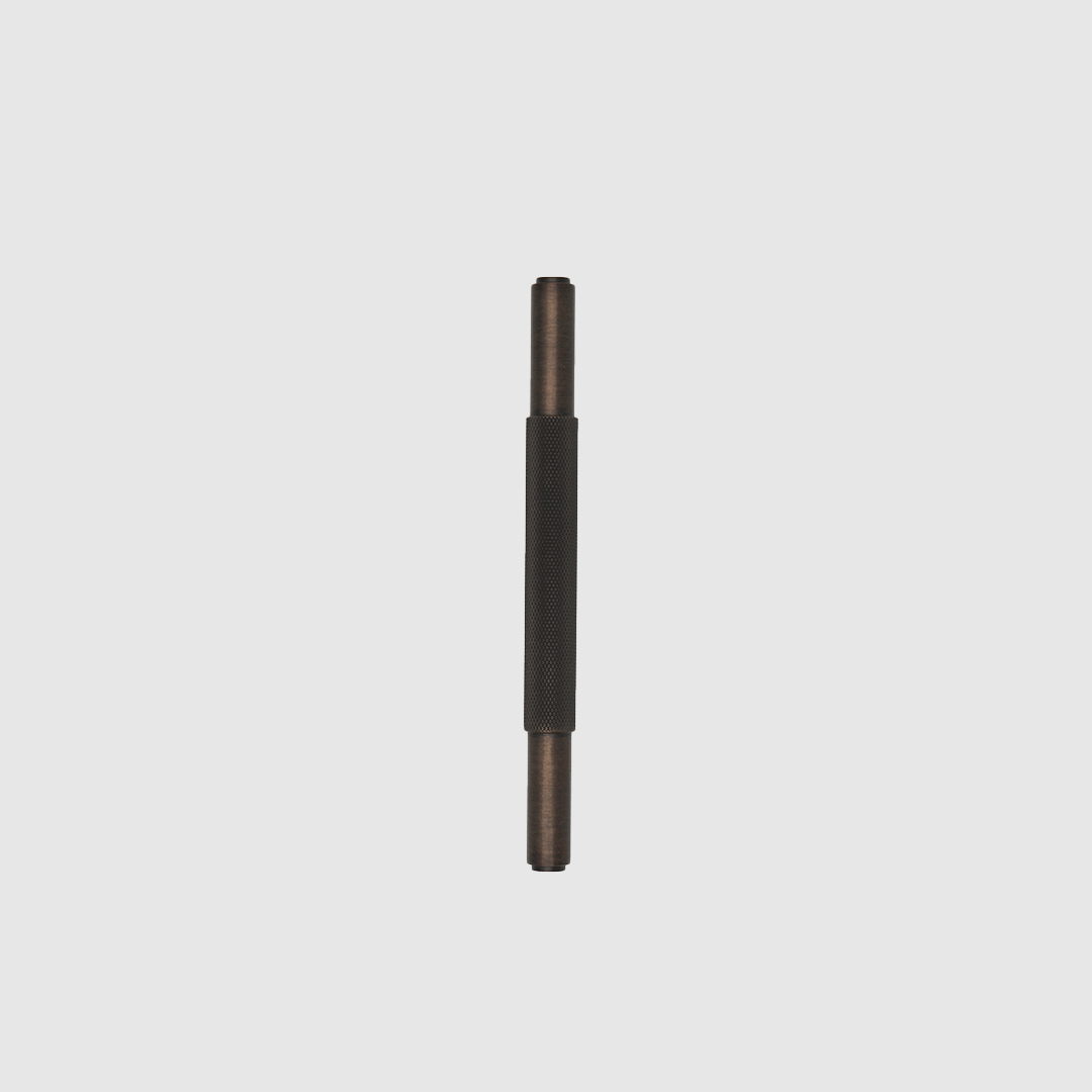Knurled Cabinet Handle in Aged Bronze | Zephra