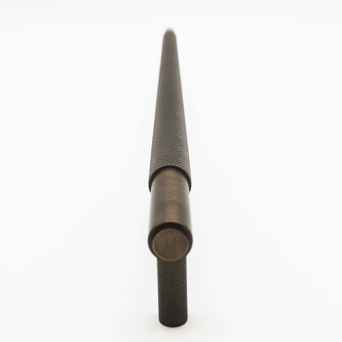 Knurled Cabinet Pull in Aged Bronze | Zephra #Finish_Aged Bronze