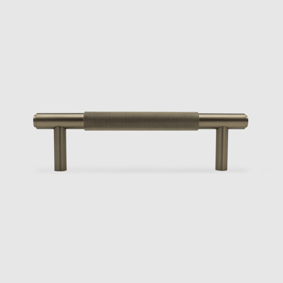 Brushed Gold - Knurled Cabinet Handle