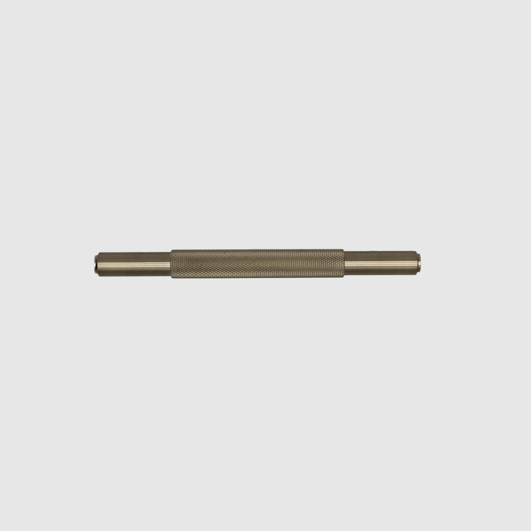 Knurled Cabinet Handle in Brushed Gold | Zephra