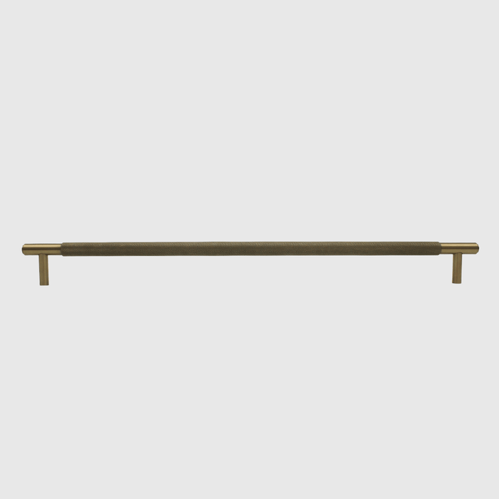 Knurled Cabinet Pull in Brushed Gold | Zephra #Finish_Brushed Gold