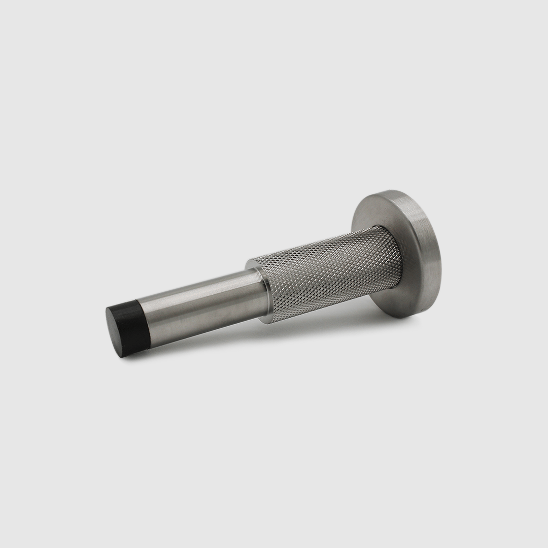 Passage Knurled Door Handle Package in Brushed Nickel | Zephra