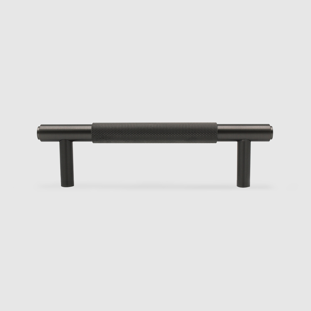 Gunmetal - Knurled Cabinet Handle