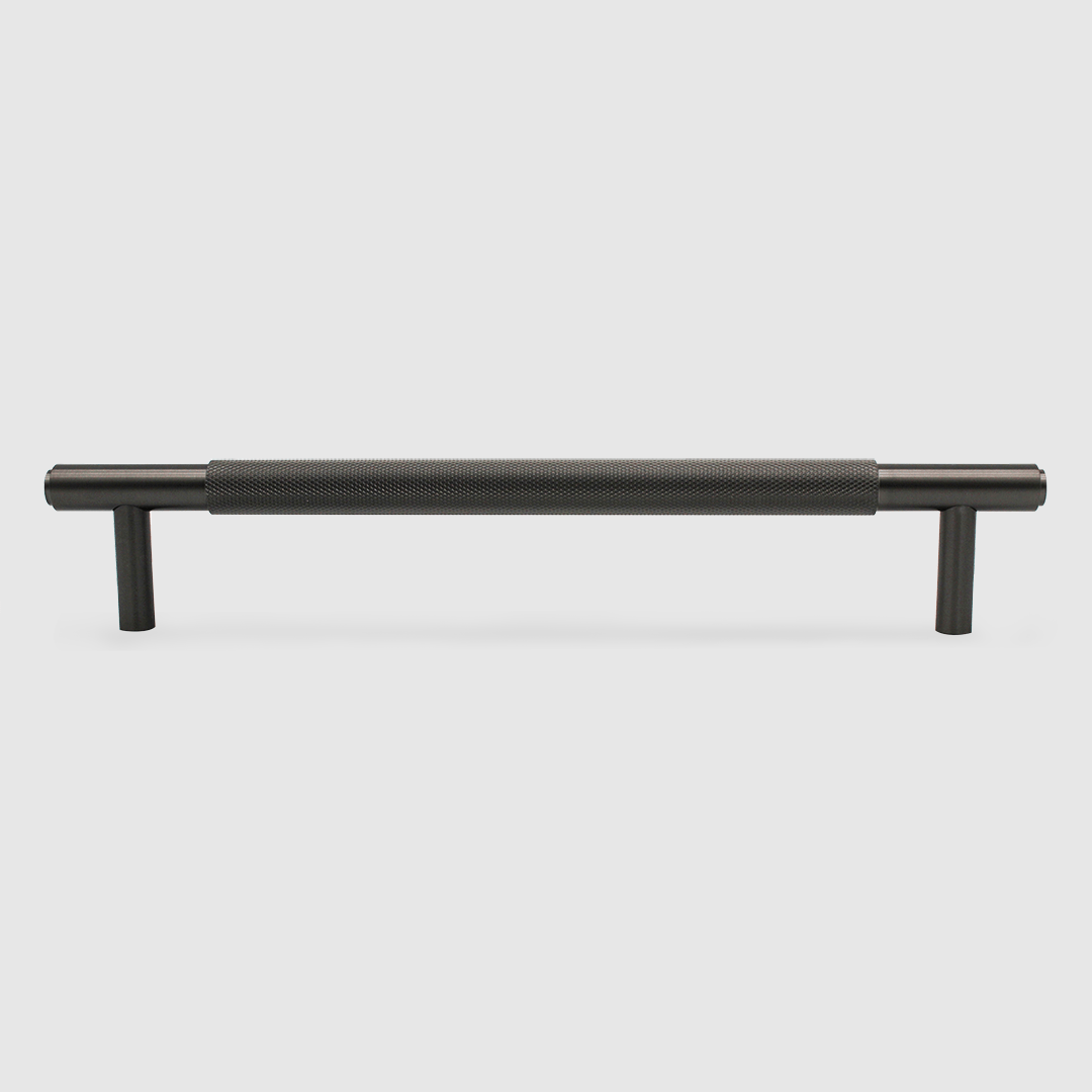 Knurled Cabinet Handle in Gunmetal | Zephra
