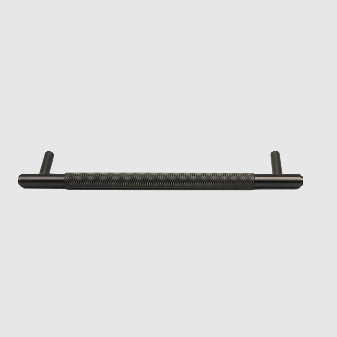 Knurled Cabinet Handle in Gunmetal | Zephra